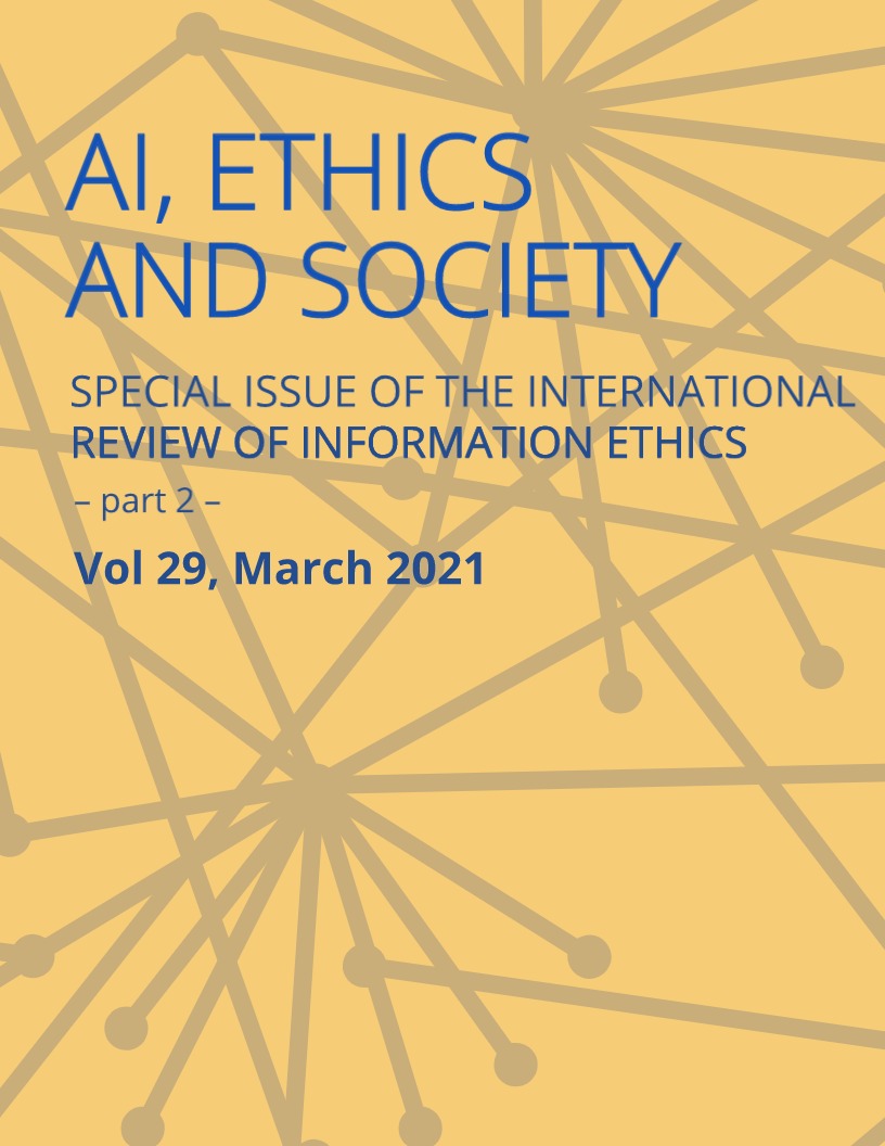 					View Vol. 29 (2020): Artificial Intelligence, Ethics and Society
				